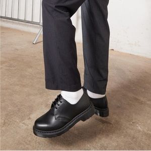 Black Dr. Marten’s with black sole
